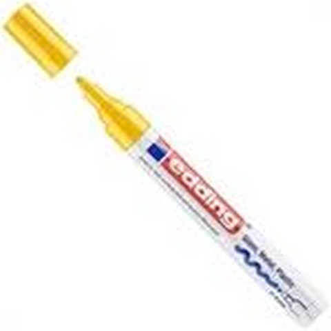 [978012395] MARKEERSTIFT EDDING (LAKMARKER) 750 GEEL (min.afname =10st) zie 978006285