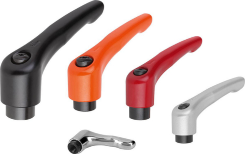 [042000280] KIPP KLEMHEFBOOM 58039 M12X95 (zwart)