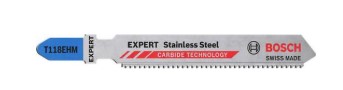 [066000035] KRT a 5st BOSCH EXPERT T118 EHM DECOUPEERZAAGBLAD 'Tough Metal Medium' RVS 2608900562