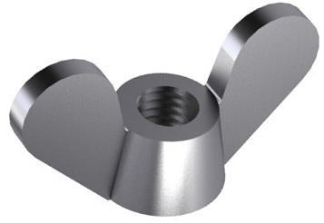 [046000110] WING NUT STAINLESS STEEL A2 D315 M5