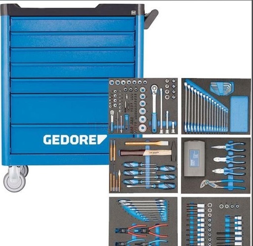 [089012085] TOOL TROLLEY WSL-L-TS-190 + 190-PIECE TOOL SET 2980320