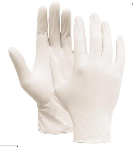 [094003465] OXXA WEGWERPHANDSCHOENEN LATEX-STRONG  44-215 WIT MT.7 100ST.