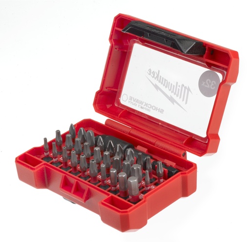 [260000600] MILWAUKEE SHOCKWAVE™ IMPACT DUTY BIT SET 32-Delig 4932464240
