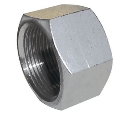 [976005675] STAINLESS STEEL CAP 6-SIDE 1/2" bi BSP Stainless steel AISI 316 KAP300 HBC-12