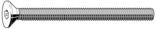[048000150] BZK SCREW UK STAINLESS STEEL M4x10 + PIN (full pack only)