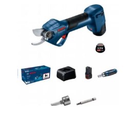 [065001005] CORDLESS PRUNING SHEARS GGP 12V-25 WITH 2 X BATTERIES AND CHARGER IN BOX