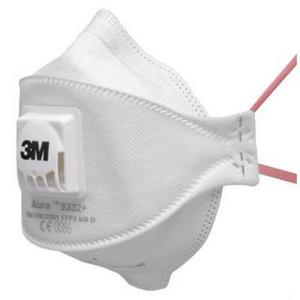 [001000005] DS. a 10 MASKS 9332-FFP3 FINE DUST (V) WITH EXHALATION VALVE