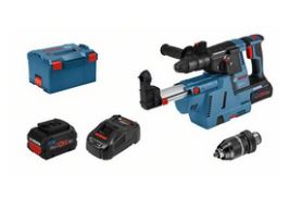 [065000180] BOSCH PRO GBH 18V-26F SDS PLUS ACCU BOORHAMER Ø 4-26mm INCLUSIEF STOFAFZUIGING & VERWISSELBARE KOP 2x 5,5Ah Pro-Core ACCU EN LADER IN L-BOXX 061191000G