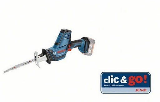 [065001790] BOSCH PRO GSA 18V-LI C BATTERY RECIPROC SAW MACHINE cutting depth 200mm IN L-BOXX 06016A5001