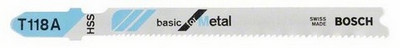 [066000025] KRT a 5st BOSCH T118 A DECOUPEERZAAGBLAD 'Basic for Metal' 92mm 2608631013
