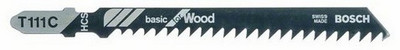 [066000225] KRT a 5st BOSCH T111 C DECOUPEERZAAGBLAD 'Basic for Wood' 100mm 2608630033