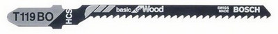 [066000245] KRT a 5st BOSCH T199 BO DECOUPEERZAAGBLAD 'Basic for Wood' 83mm 2608630310