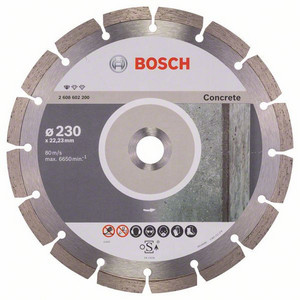 [066000265] BOSCH DIAMANTDOORSLIJPSCHIJF 'For Concrete' 230x22x2,3x10mm 2608602200