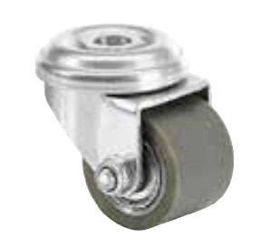 [068000140] SWIVEL WHEEL Ø35 SMALL INSTALLATION HEIGHT 100KG HEIGHT 51mm