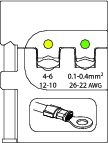 [089002520] MODULAR INSERT 8140-01 1830554 INSULATED CABLE LUGGAGE 0.1-0.4 + 4-6