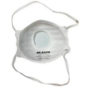 [094000910] DUST MASK P2  M-SAFE 6210 + BREATHING VALVE (purchase p/10pcs)