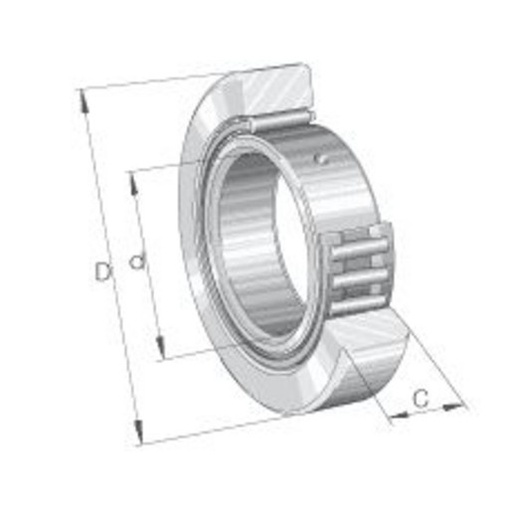 [107000540] INA BALL BEARING 1-R 61864-M