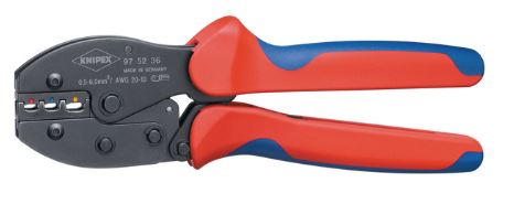 [110000990] KNIPEX CRIMPING TOOL 97 52 36 SB INSULATED CABLE LUGS 0.5 to 6mm²