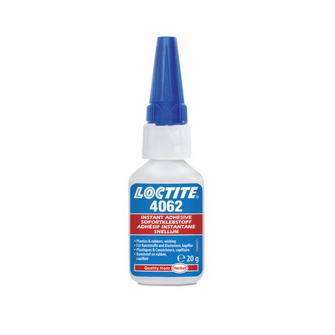 [115000865] LOCTITE SUPERFAST ADHESIVE BOTTLE 4062 - 20g. plastics and rubber 1921872