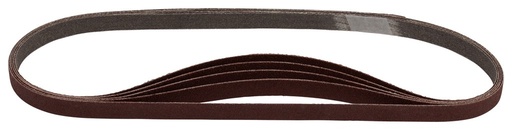 [119000010] SET a 5 SCHUURBANDEN 9x533mm K120 ROOD