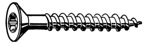 [253000380] CHIPBOARD SCREW STAINLESS STEEL UK TORX 5.0x80