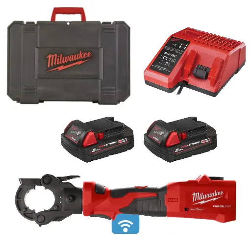 [260001415] MILWAUKEE M18™ ONE-KEY™ M18 ONEHCCT60-202C HYDRAULISCHE ACCU KABELKRIMPTANG 60kN 4933479684