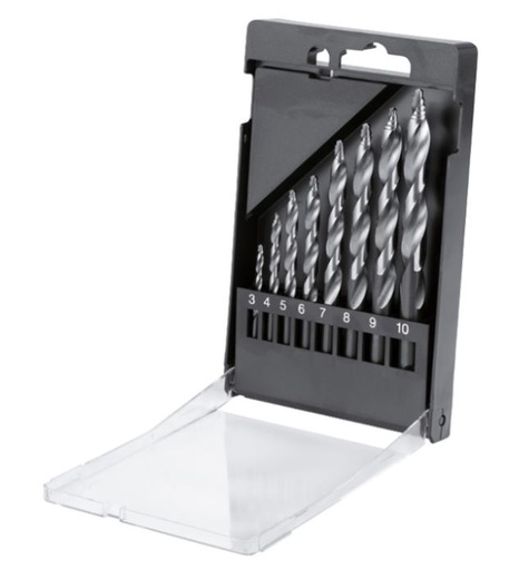 [128000090] BORENSET HSS D338 1-10 x1,0mm GESLEPEN 19.139.0310  +STEP POINT 8-DELIG 