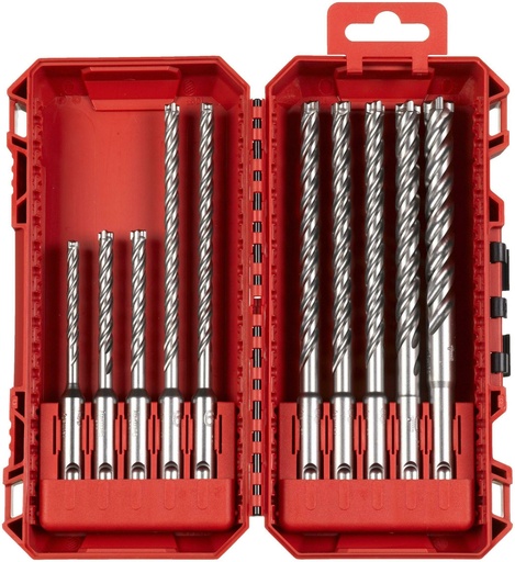 [260002020] MILWAUKEE SDS+ DRILL SET MX4 PACKOUT READY BOX 10PCS 4932500062