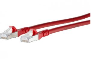 [977000355] PATCH CABLE METZ S/FTP C6A RED 20mtr