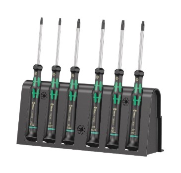[165000480] MICRO SCREW DRIVE SET TORX 7-20 WITH BORING 2067/6 82118154