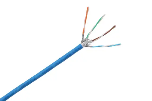 [977000530] HASPEL a 500mtr DATAKABEL BELDEN 10GXE03B CAT6A BLAUW HALOGEENVRIJ PE 10GBase-T