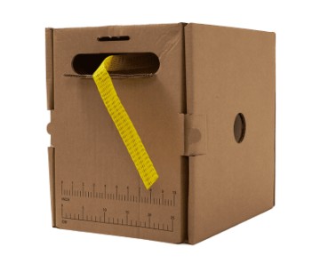 [978000890] ROL a 200mtr. BUISNET 25-50mm GEEL IN DISPENSERDOOS 