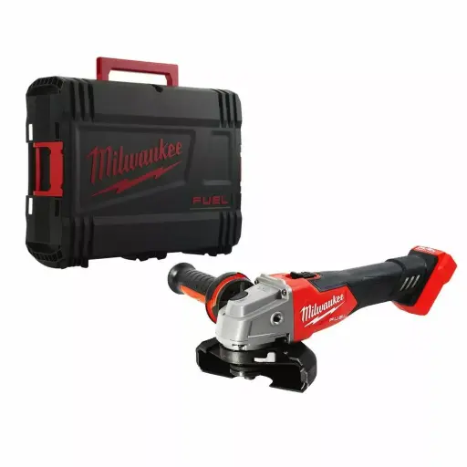 [260000510] MILWAUKEE M18 FUEL™ M18 FSAG125XB-0X ACCU HAAKSESLIJPER MET SCHUIFSCHAKELAAR 125mm FIXTEC™ 4933478429