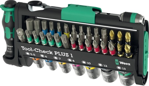 [165000145] WERA TOOL CHECK PLUS 1/4"  39-DELIGE SET 05 049055 001