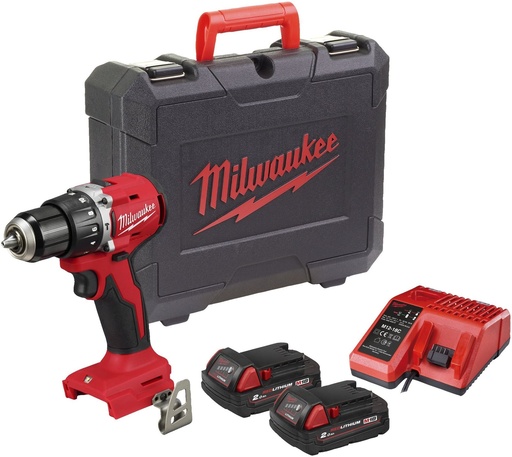 [260001610] MILWAUKEE M18™ M18 BLPDRC-202C COMPACTE KOOLBORSTELLOZE ACCU KLOPBOORMACHINE 4933492822