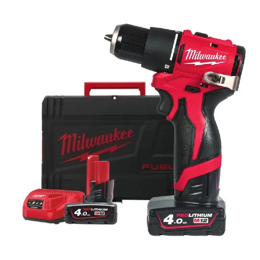 [260001635] MILWAUKEE M12™ M12 BLPDRC-402C COMPACTE ACCU KLOPBOORMACHINE 4933500424