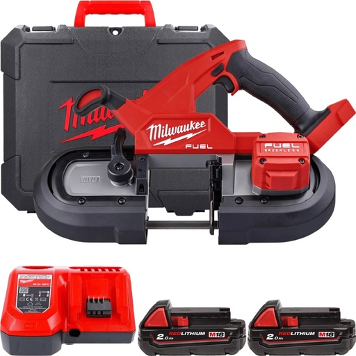 [260001690] MILWAUKEE M18 FUEL™ M18 FBS85-202C COMPACTE ACCU BANDZAAGMACHINE 4933471497