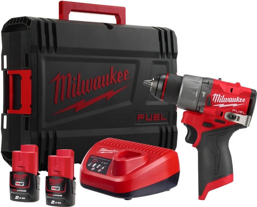 [260001695] MILWAUKEE M12 FUEL™ M12 FPD2-202X SUBCOMPACTE ACCU SLAGBOORMACHINE 4933479868