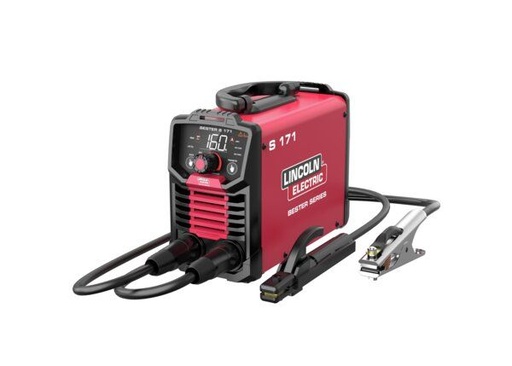 [977001115] LINCOLN ELECTRIC ELEKTRODE LASAPPARAAT BESTER S 171 MMA + SCHOUDERBAND & 3mtr LASKABELS