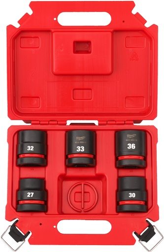 [260001850] MILWAUKEE SHOCKWAVE™ 3/4'' KRACHTDOPPENSET 5-Delig 4932498749