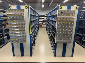 Technicon magazijn