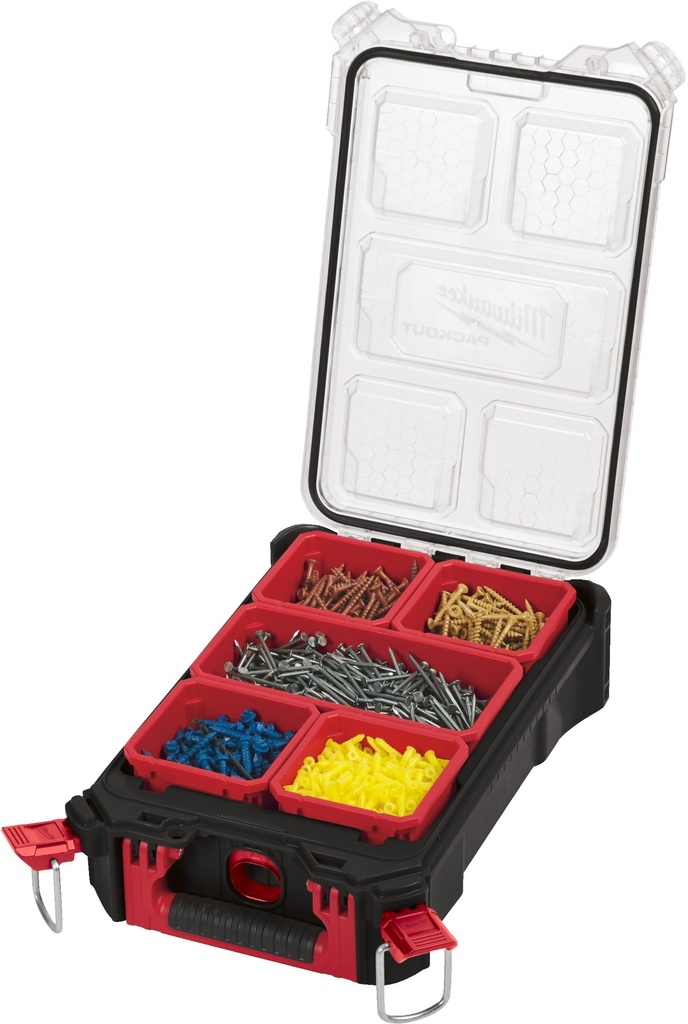 MILWAUKEE PACKOUT™ COMPACT KOFFER ORGANISER 250x380x120mm 4932464083