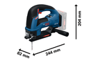 BOSCH EXPERT EXST18V-155B ACCU DECOUPEERZAAGMACHINE PRECISION CONTROL SOLO IN L-BOXX