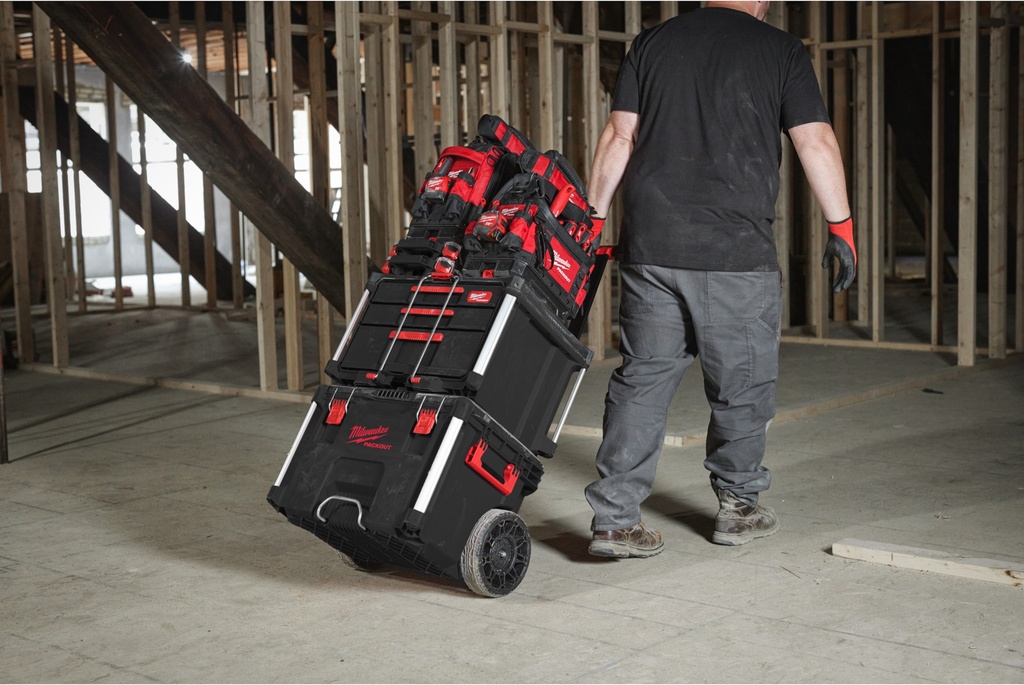 MILWAUKEE PACKOUT™ GEREEDSCHAPSKOFFER MET 3 LADES 564x414x363mm 4932493190