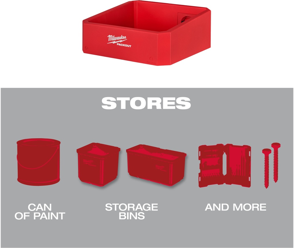 MILWAUKEE PACKOUT™ SMALL SHELF KLEINE HOUDER 4932480713