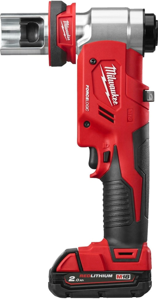 MILWAUKEE PONSMACHINE M18 HKP-201CA 18V +KOFFER +MATRIJS M16,20,25,32 EN 40