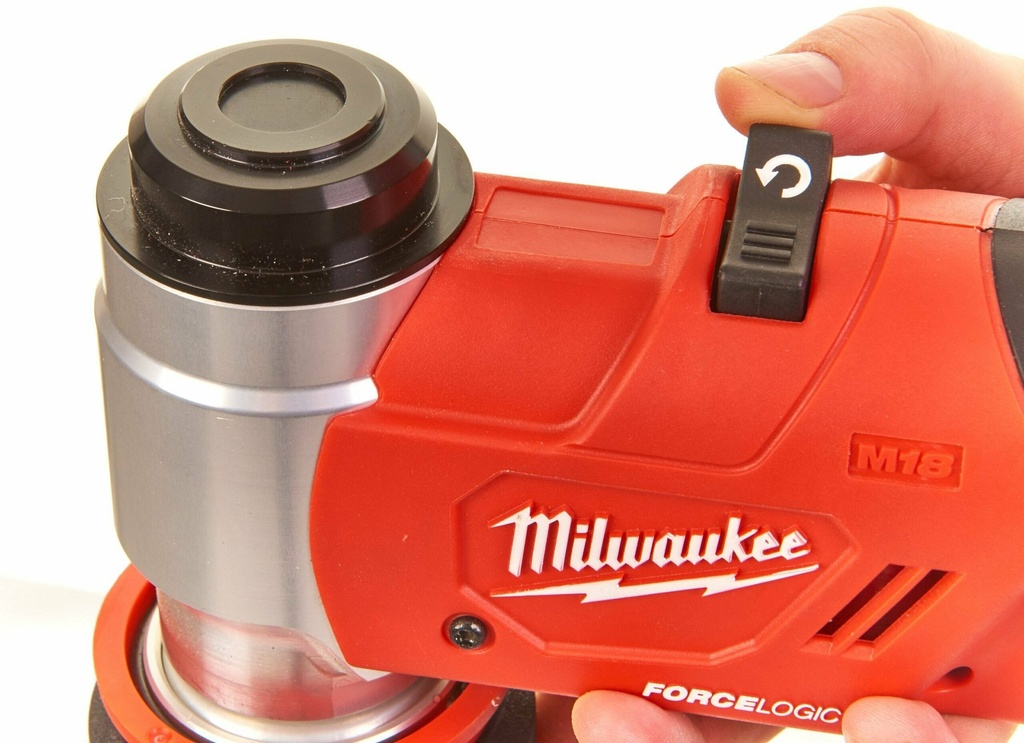 MILWAUKEE PONSMACHINE M18 HKP-201CA 18V +KOFFER +MATRIJS M16,20,25,32 EN 40