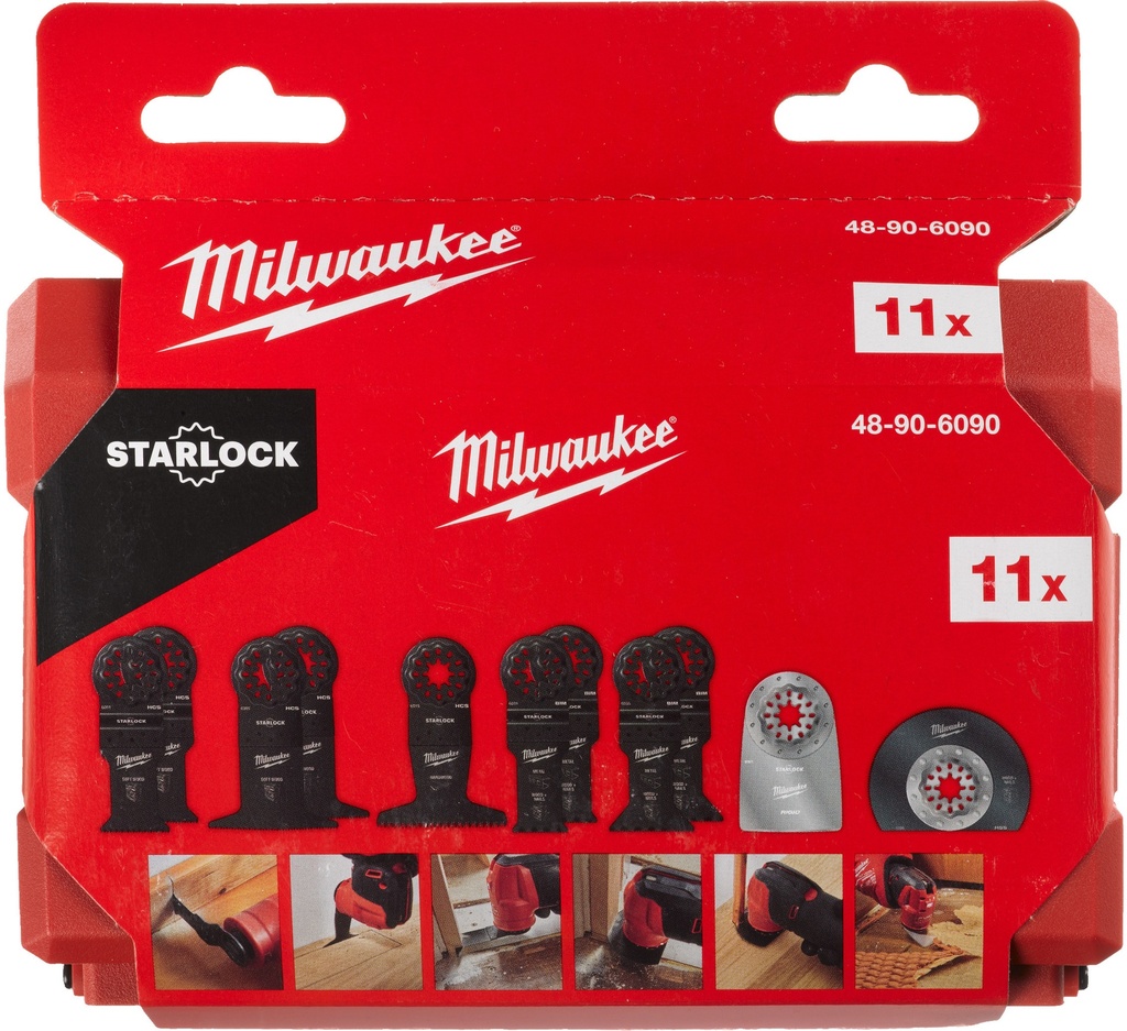 MILWAUKEE MULTITOOL BLADENSET STARLOCK 11-Delig 48906090
