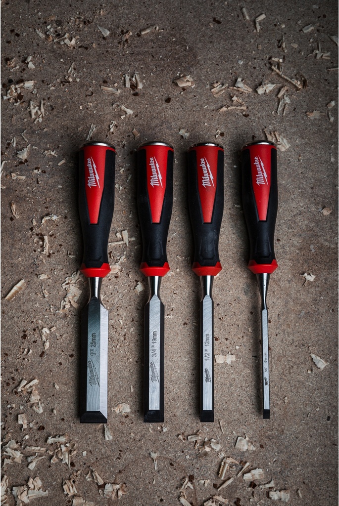 MILWAUKEE STEEKBEITELSET 4-Delig 4932479897