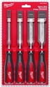 MILWAUKEE STEEKBEITELSET 4-Delig 4932479897